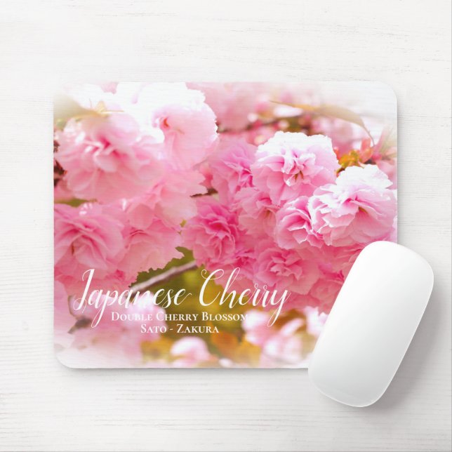 Mousepad Flores de Cerejeira Duplas: Sato-zakura (Com mouse)