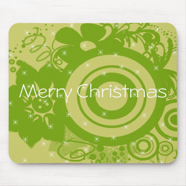 Mousepad Flores de Círculos Incrivelmente Personalizadas (Frente)