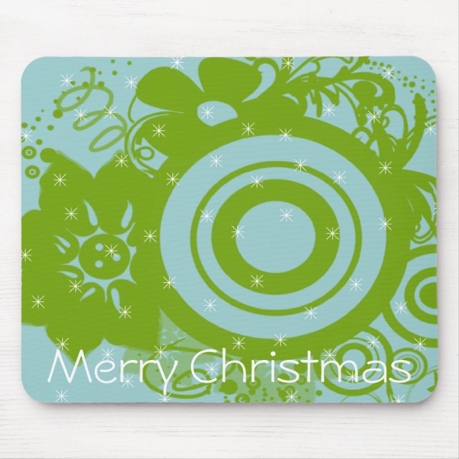 Mousepad Flores de Círculos Incrivelmente Personalizadas -  (Frente)