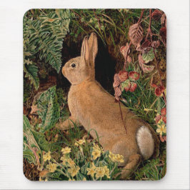 Mousepad Flores de coelhos coelhos ferragens primavera de f