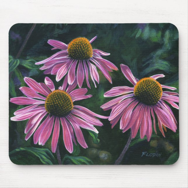 Mousepad Flores de Cone Rosa - (Frente)