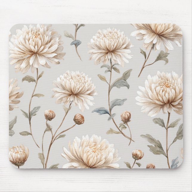 Mousepad Flores de Creme Bonitas (Frente)