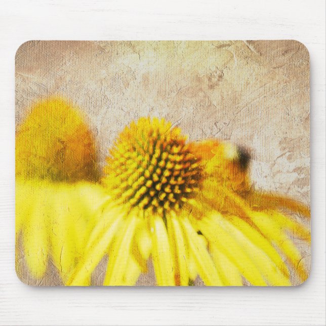 Mousepad Flores de Echinacea de Verão (Frente)