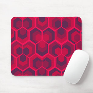 Mousepad Flores de Hexágonos