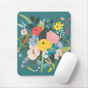 Mousepad Flores de Jardim Selvagem