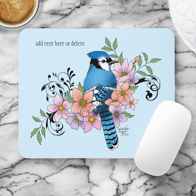Mousepad Flores de Mola Azul (Criador carregado)