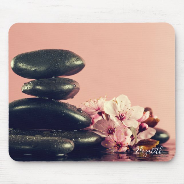 Mousepad Flores de Pedra Negra (Frente)