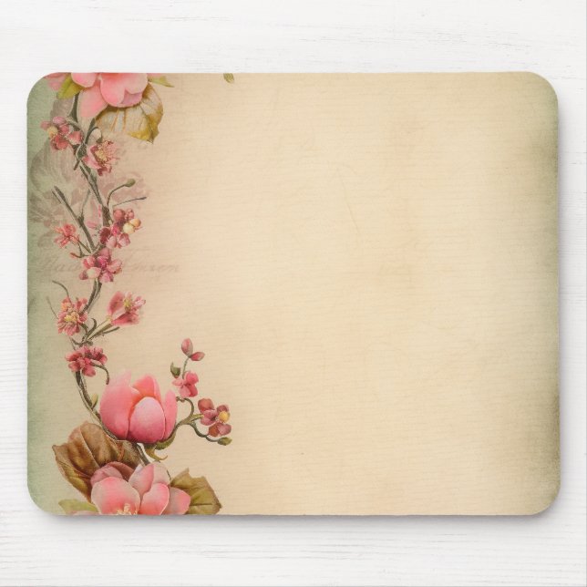 Mousepad Flores de Pêssego (Frente)