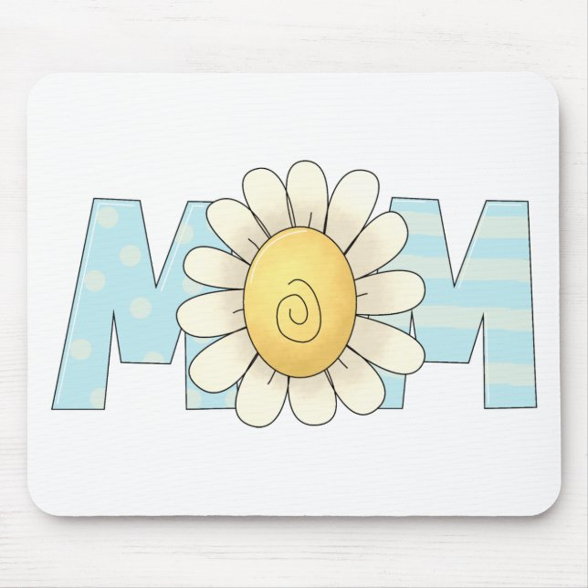 Mousepad Flores de primavera Mãe (Frente)