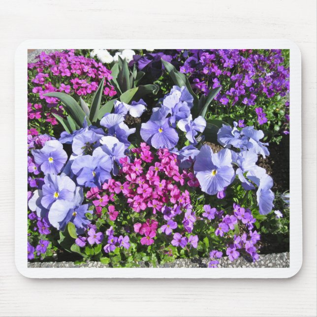 Mousepad Flores de primavera Roxas (Frente)