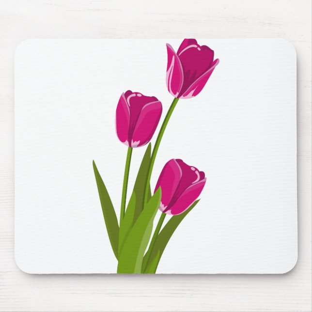 Mousepad Flores de Tulipas (Frente)