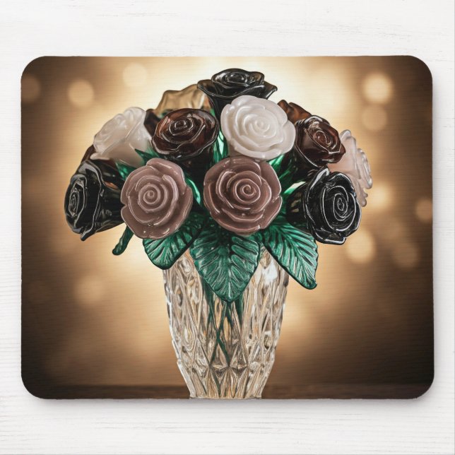 Mousepad Flores de vidro (Frente)