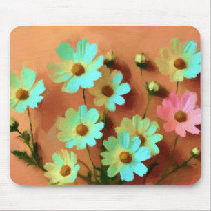 Mousepad Flores de Zinnia Elegans