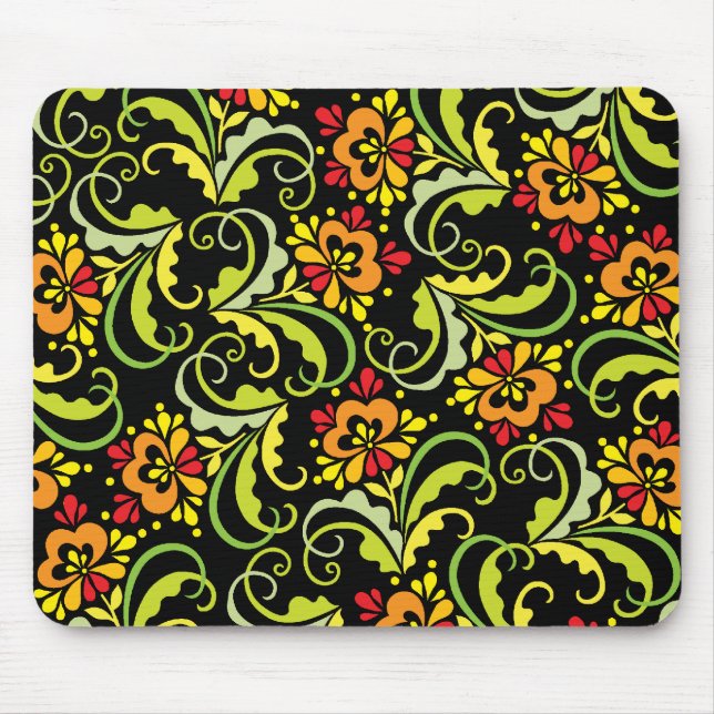 Mousepad flores decorativas (Frente)
