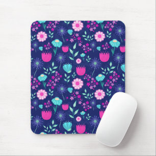 Mousepad Flores Delicadas e Detalhes Botânicos