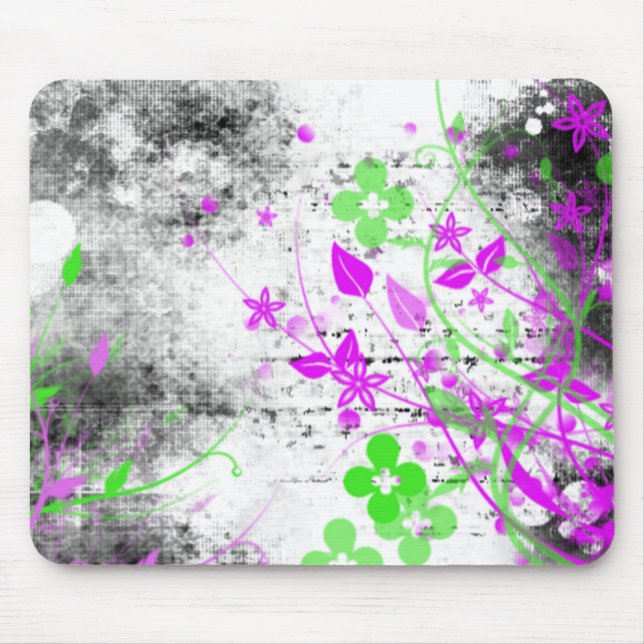 Mousepad Flores do Grunge (Frente)