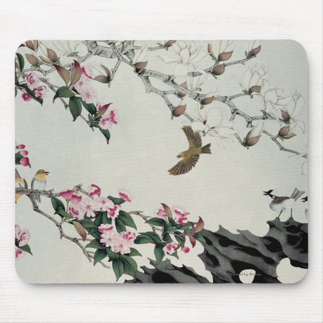 Mousepad Flores do primavera (Frente)