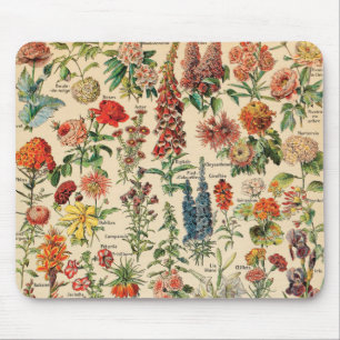 Mousepad Flores do vintage por Adolfo Millot