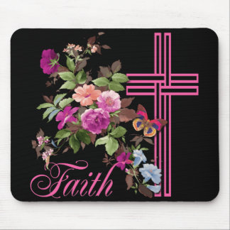 MOUSEPAD FLORES E FÉ