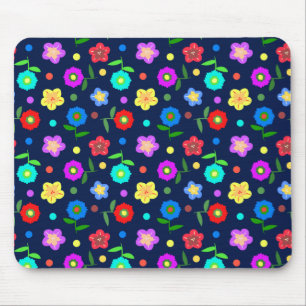Mousepad Flores e pontos