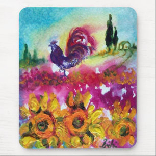 MOUSEPAD FLORES E ROSTAS NEGROS