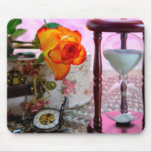 Mousepad Flores e Tempo