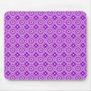 Mousepad Flores Egípcias Antigas - Roxo