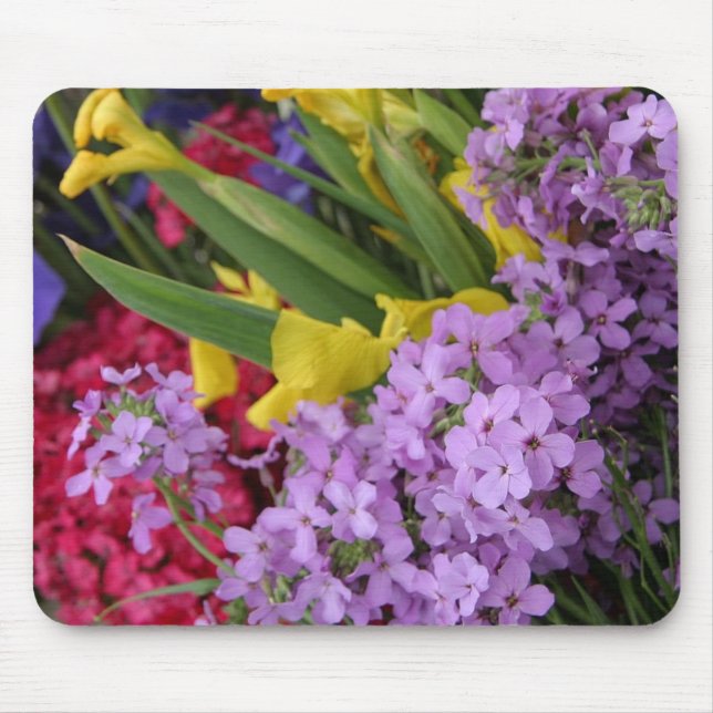 Mousepad Flores em Várias Cores (Frente)