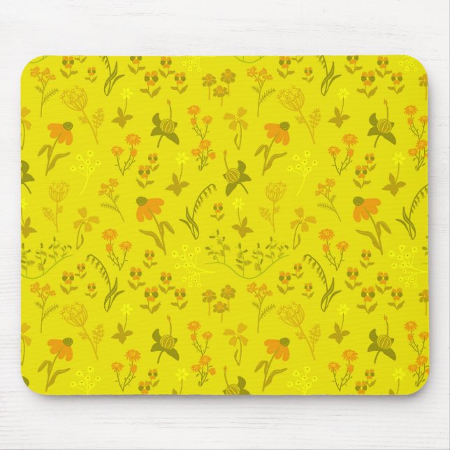 Mousepad Flores ensolaradas (Frente)