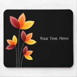 Mousepad Flores Estilizadas