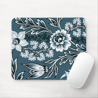 Mousepad Flores Fantásticas (Teal Xisto) Arte Refinado