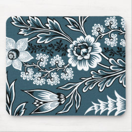 Mousepad Flores Fantásticas (Teal Xisto) Arte Refinado