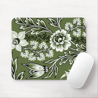 Mousepad Flores Fantásticas (Verde Musgo) Arte Refinado