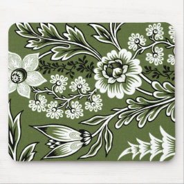 Mousepad Flores Fantásticas (Verde Musgo) Arte Refinado