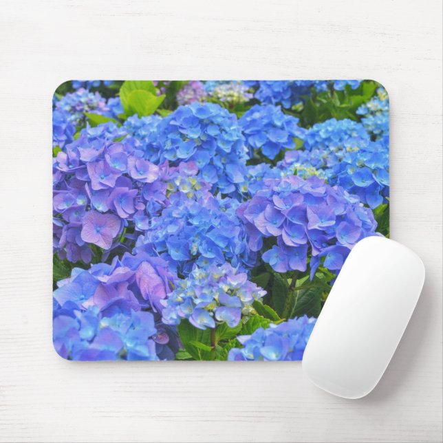 Mousepad Flores Florais De Rato De Hydrangea Garden (Com mouse)