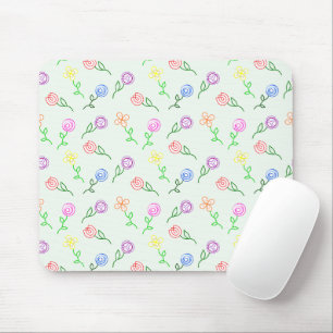 Mousepad Flores Geométricas