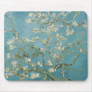 Mousepad Flores Gogh Ramos Flores de Amendoeira Natureza