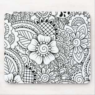 Mousepad Flores inspiradas