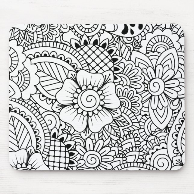 Mousepad Flores inspiradas (Frente)