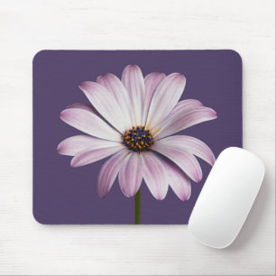 Mousepad Flores   Margarida Branca e Roxa
