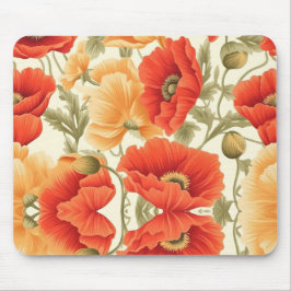 Mousepad Flores Modernas em Aquarela