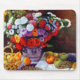 Mousepad Flores Monet e Frutas