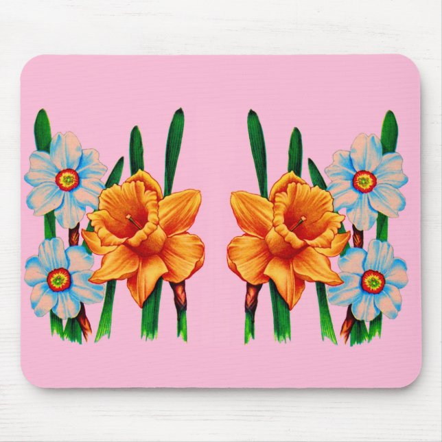 Mousepad flores narciso (Frente)