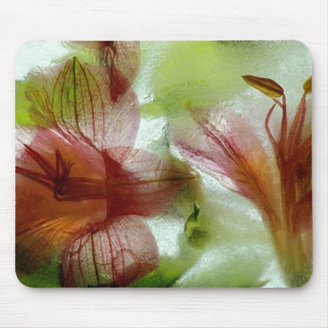 Mousepad Flores no gelo (Frente)
