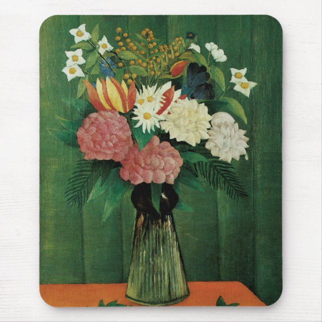 Mousepad Flores num Vaso Verde (Frente)