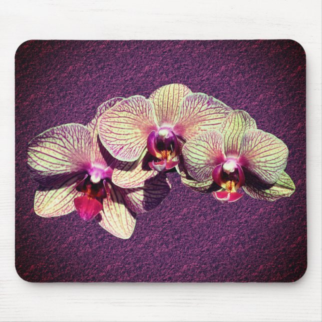 Mousepad Flores Orquídeas ricos (Frente)