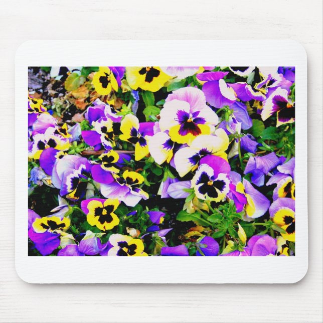 Mousepad flores pansíveis (Frente)