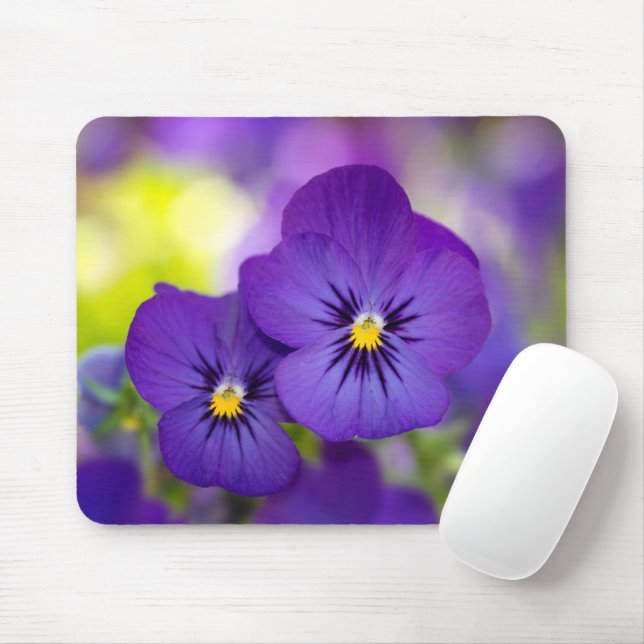 Mousepad Flores | Pintas Roxas (Com mouse)