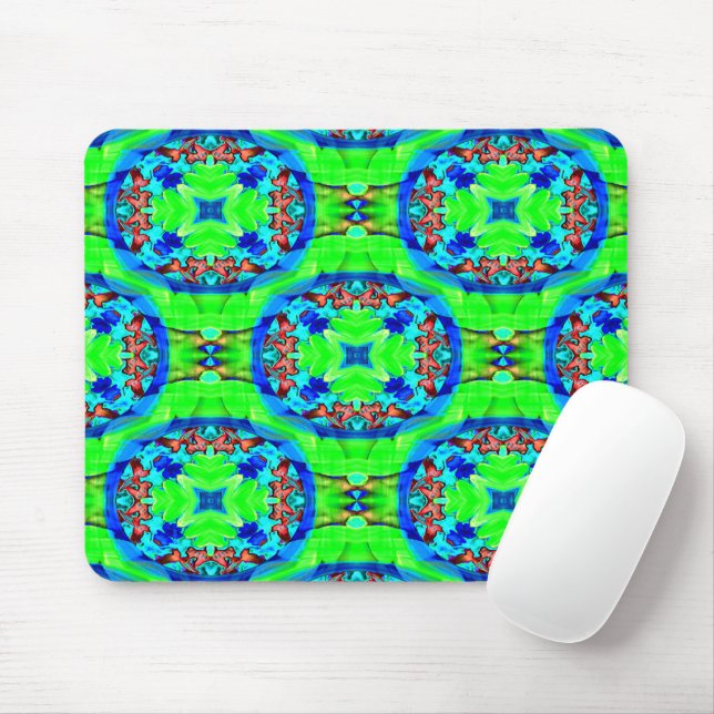 Mousepad Flores psicodélicas..... (Com mouse)