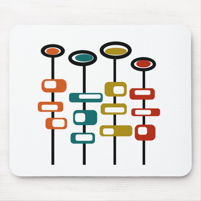 Mousepad Flores Retro (Frente)